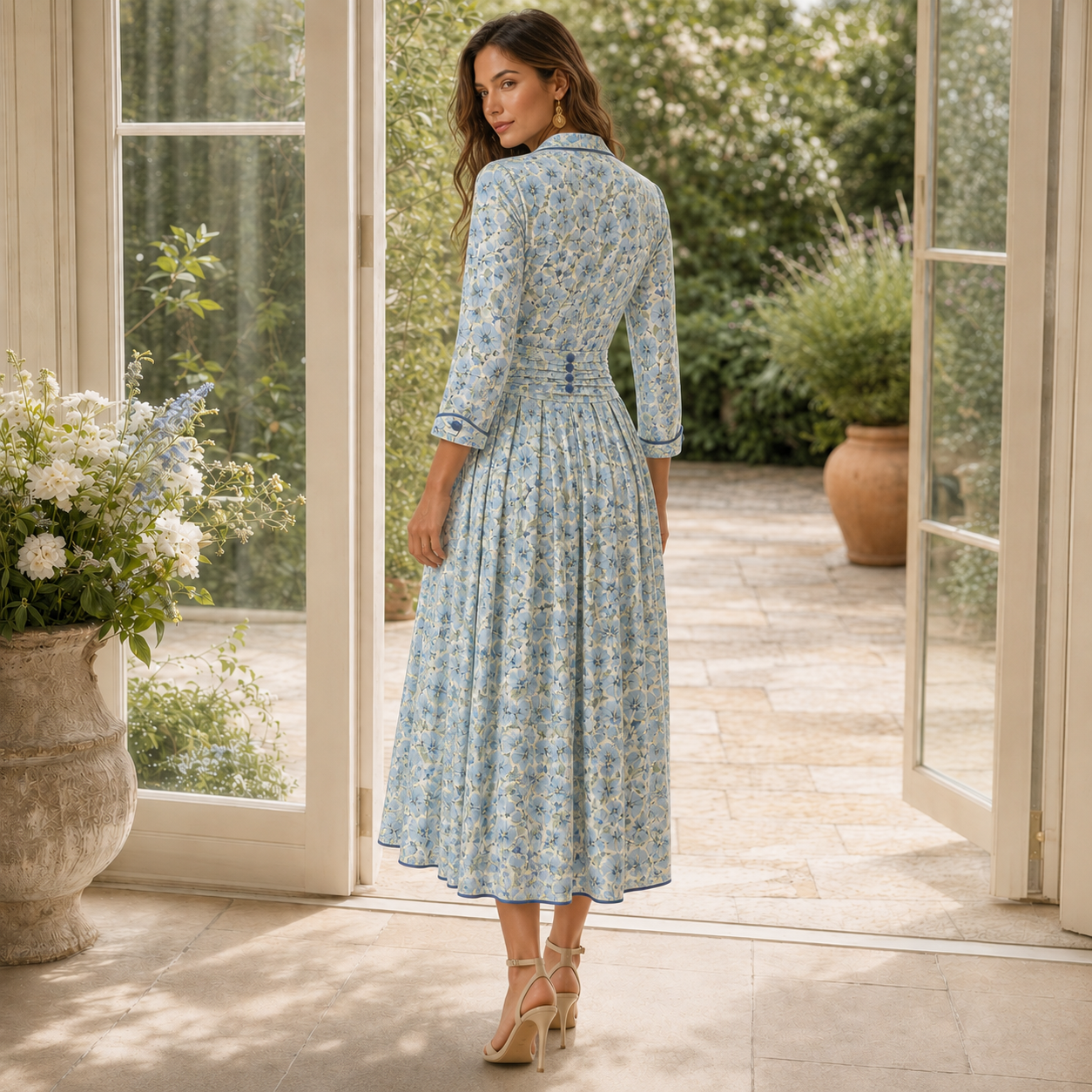 Vintage AnnaBelinda Oxford Floral Dress – UK 14/16