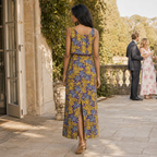 Hobbs NW3 Cotton-Silk Floral Occasion Dress – UK 14