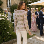 Paule Vasseur Silk Jacquard Occasion Jacket – UK 14