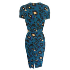 Fenn Wright Manson Teal Silk Dress UK 12
