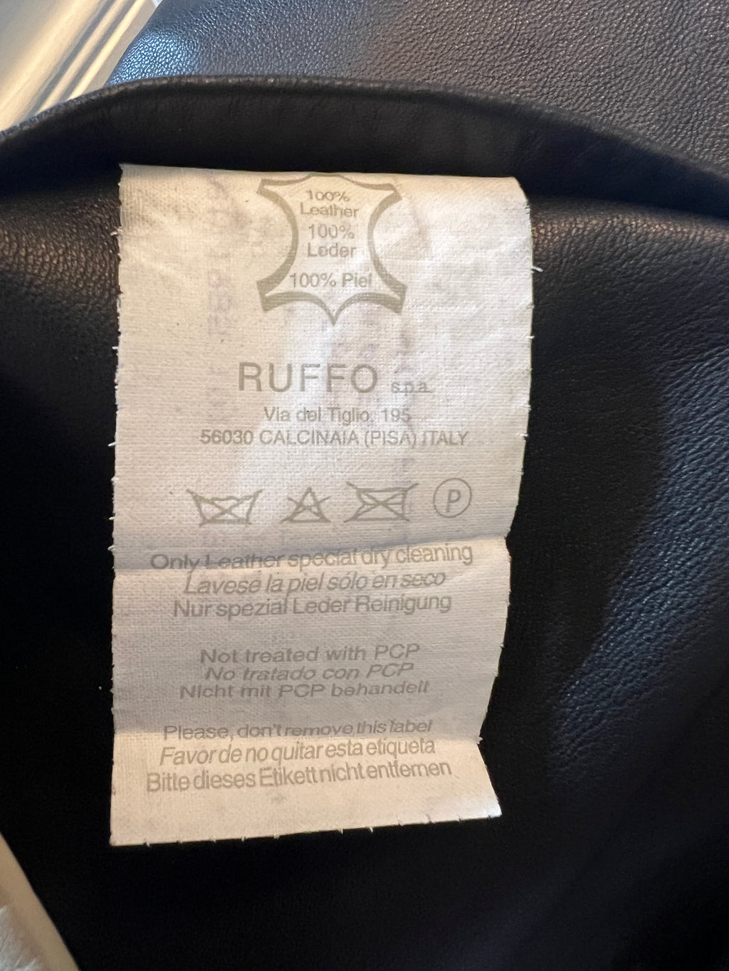 Gianni Versace Vintage Brown & Cream Lambs Leather Jacket UK 12