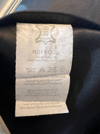 Gianni Versace Vintage Brown & Cream Lambs Leather Jacket UK 12