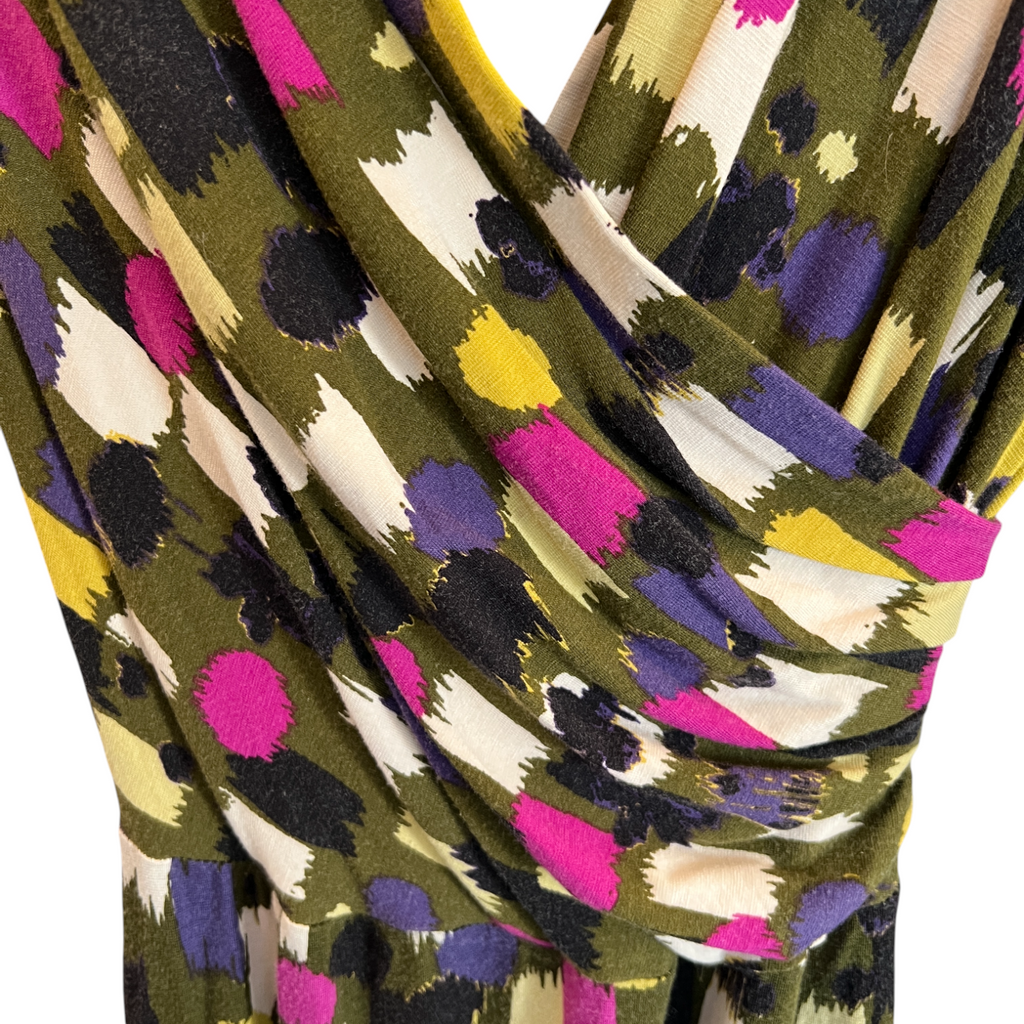 Betty Jackson Jersey V-Neck Back & Front Dress UK 14