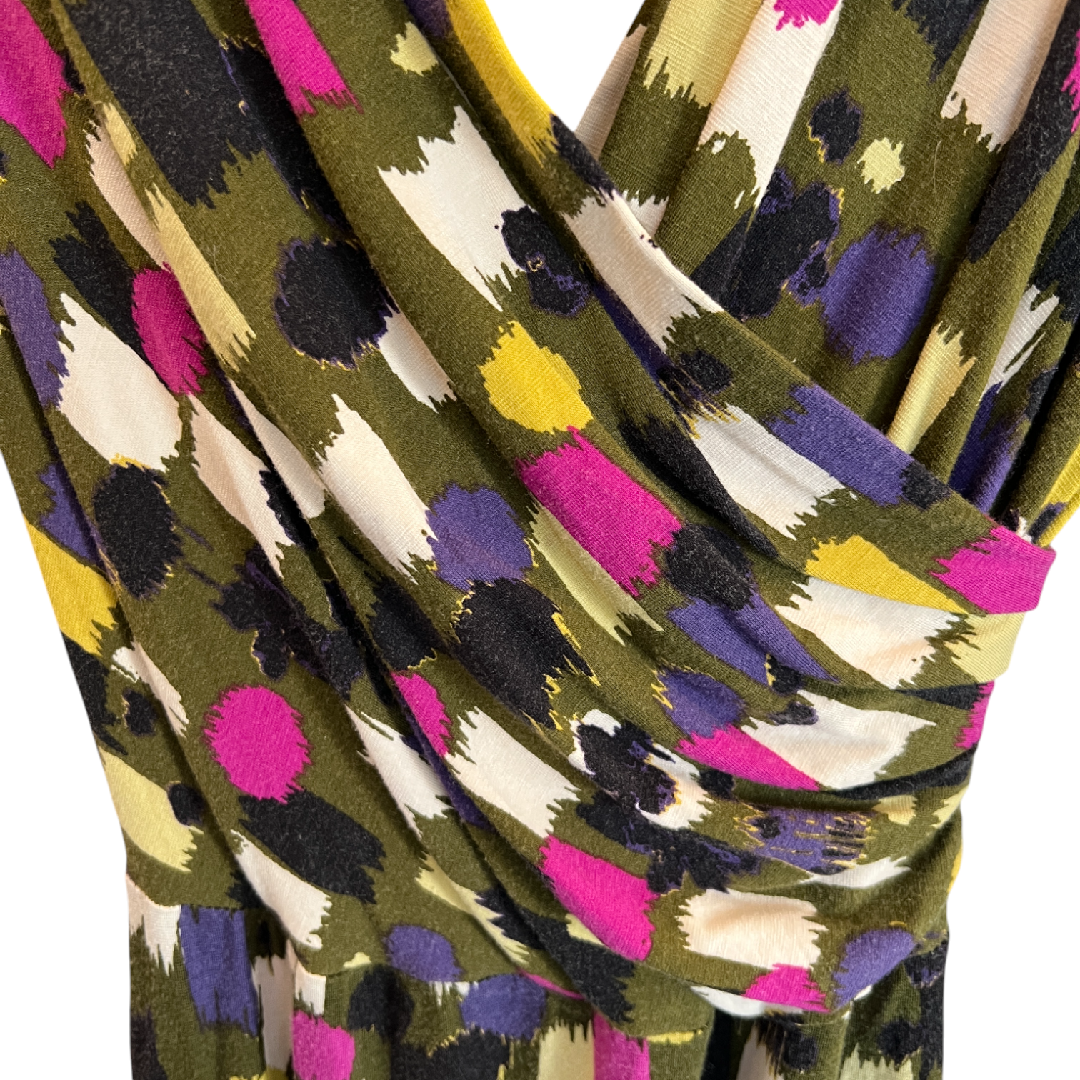 Betty Jackson Jersey V-Neck Back & Front Dress UK 14