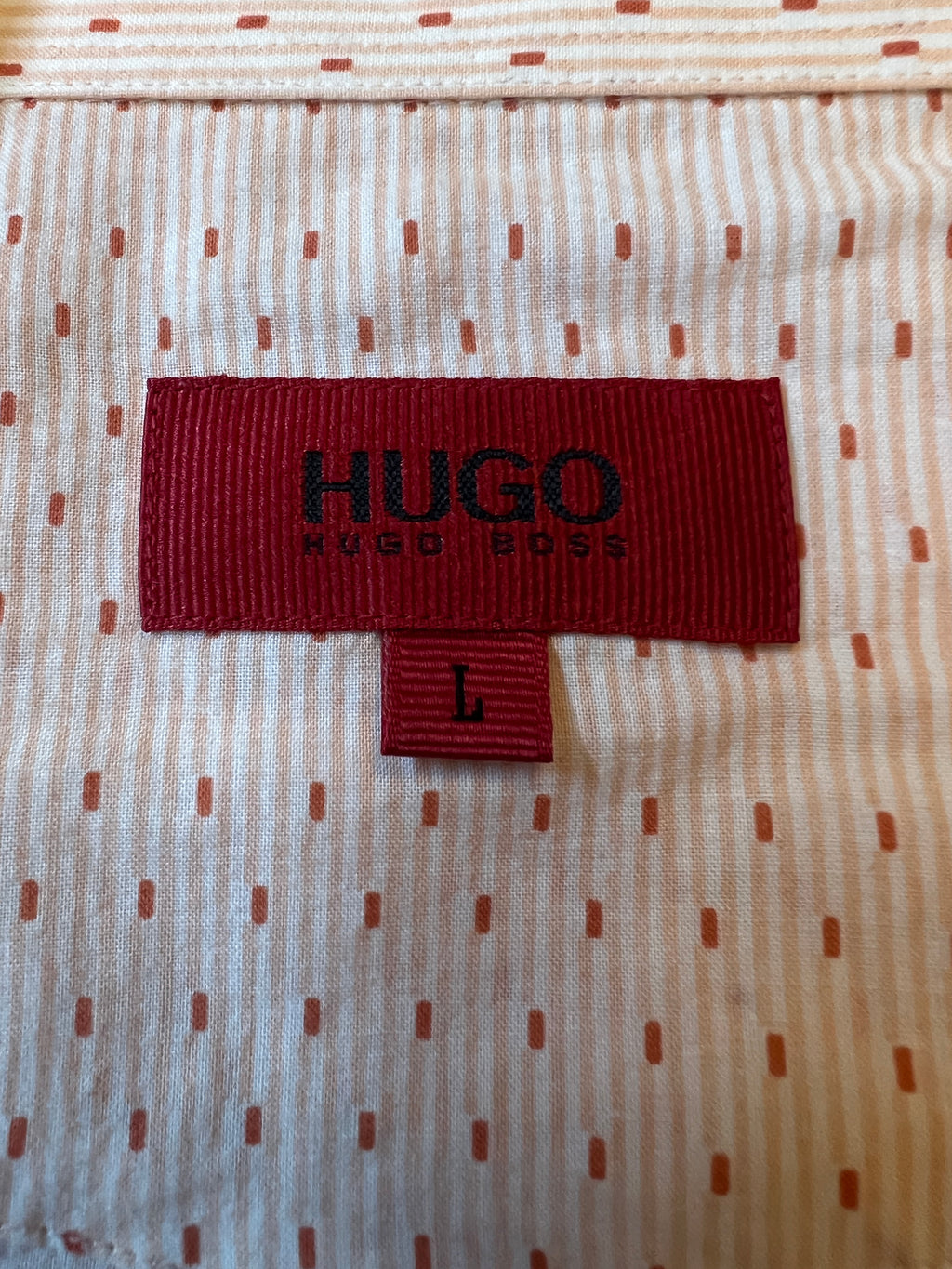 Hugo Boss HUGO Peach Slim Fit Shirt Size L