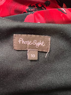 Phase Eight Ruched Crossover Neck Stretch Dress UK 10