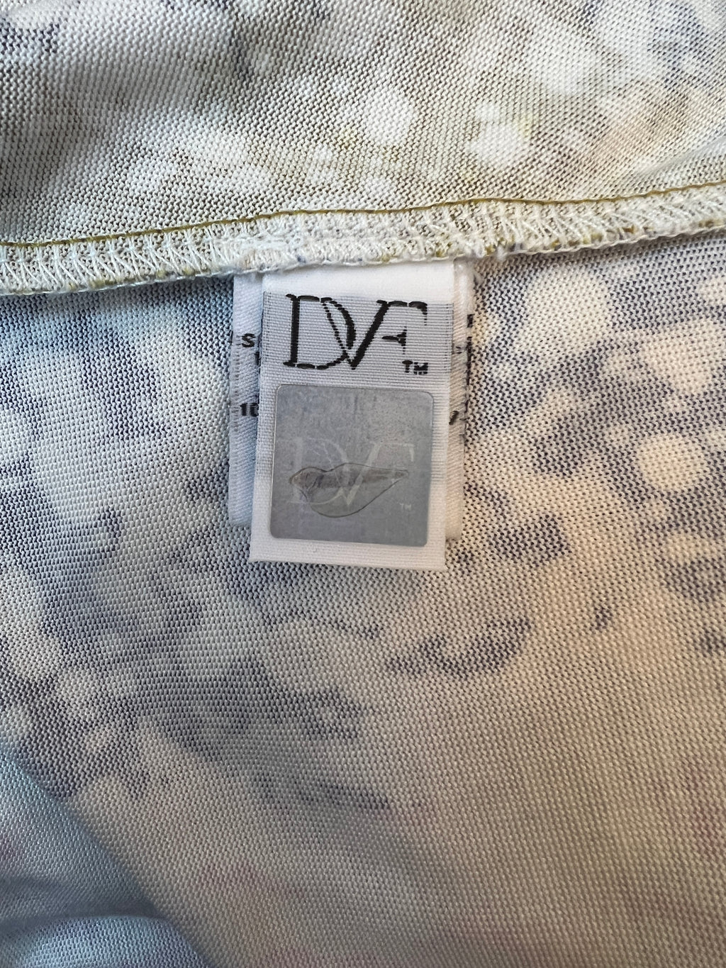 Diane Von Furstenberg Silk Asymmetrical Dress UK 10