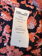 Diane Von Furstenberg Rare Vintage Silk Wrap Dress UK 8/10