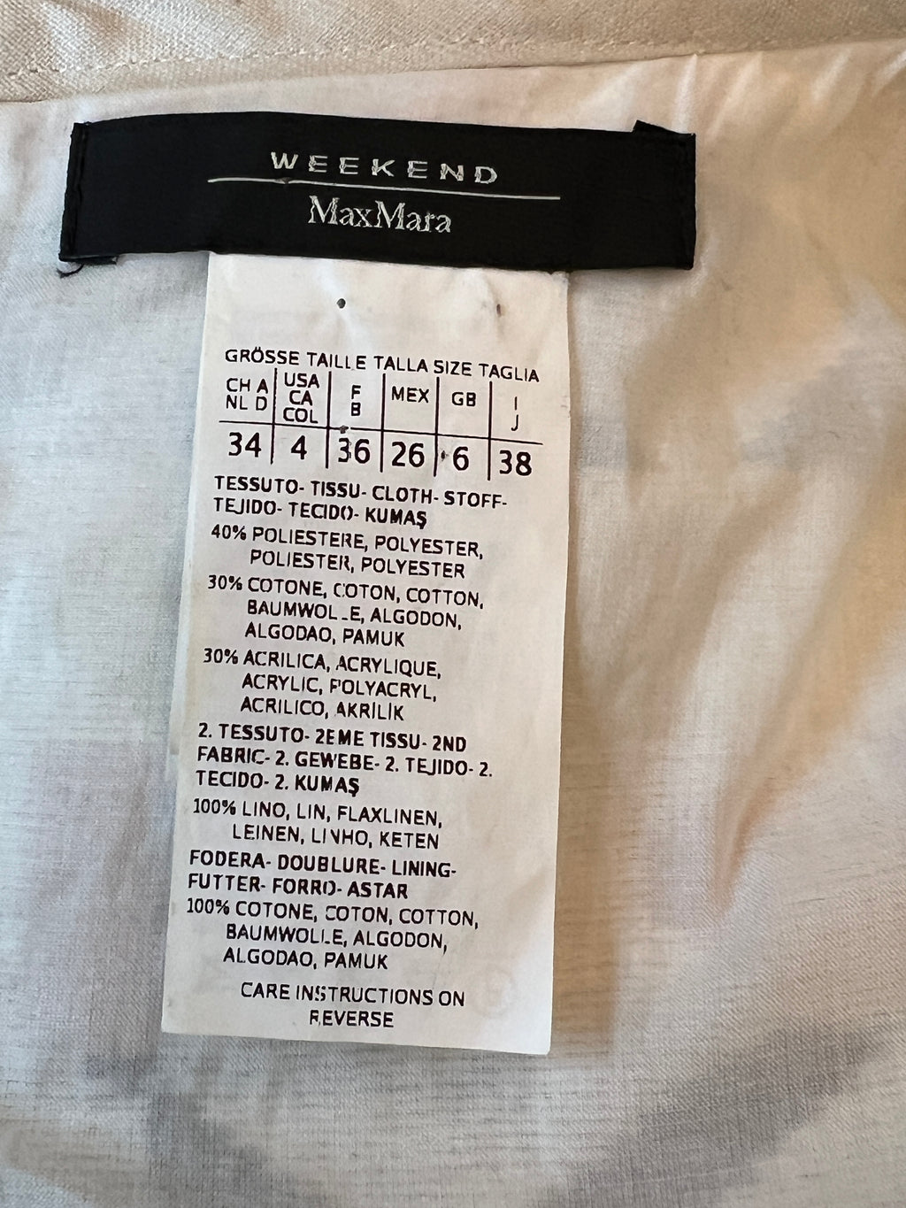 Max Mara Weekend Geometric A-Line Dress UK 6