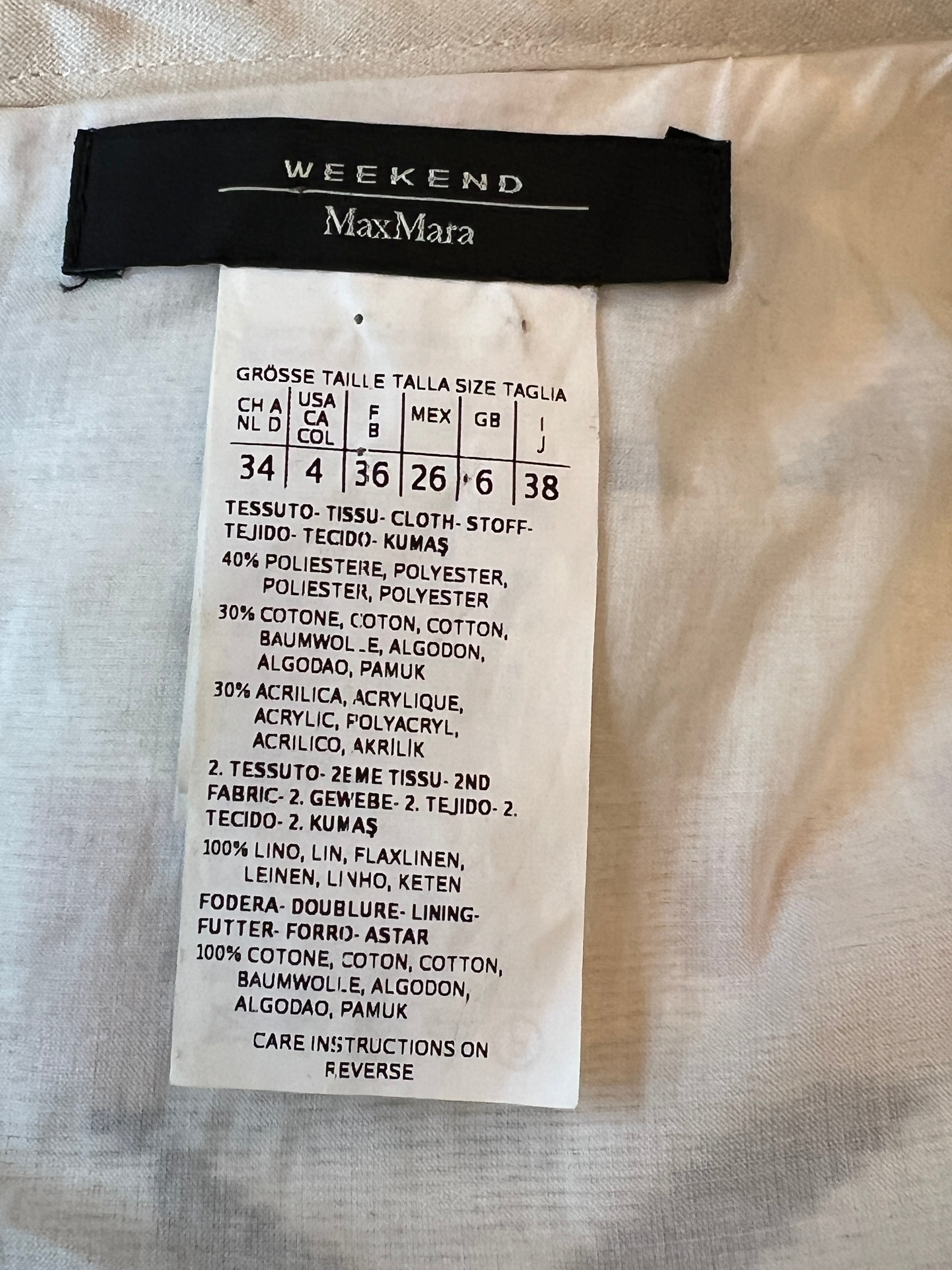 Max Mara Weekend Geometric A-Line Dress UK 6