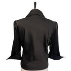 Monaco Black Satin Occasion Jacket UK 18