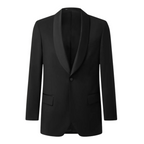 Bernhardt Mens Black Shawl Collar Tuxedo Dinner Suit Size XL
