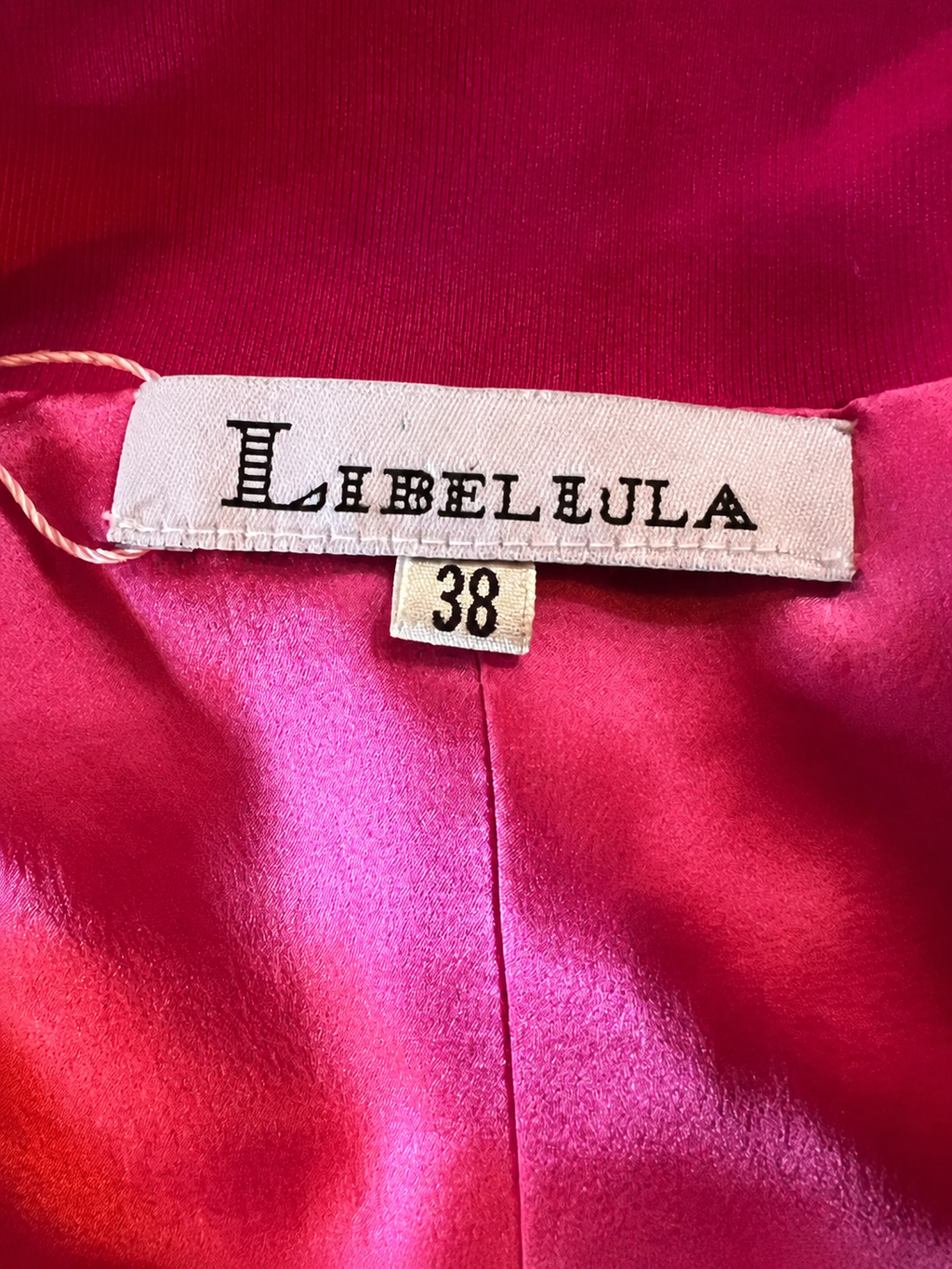 Libelula Fuchsia Pink Silk Jacket UK 10