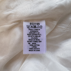 Monsoon Embellished White Cotton Shift Dress UK 8