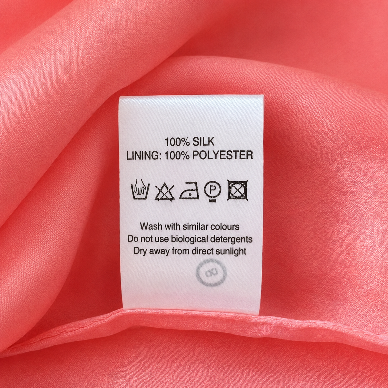 Mint Velvet Pink Silk Ruffle Dress UK 14