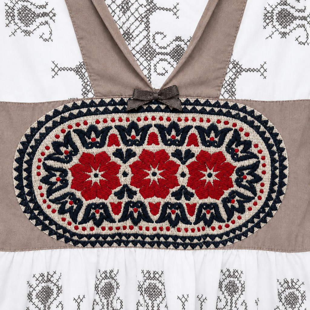 Odd Molly 390A Embroidered Cotton Mini Dress – Size 1 UK 10