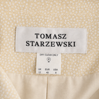 Tomasz Starzewski Vintage 1990s Lemon Skirt Suit – UK 12