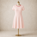 Ted Baker Pale Pink Ponte Skater Dress – Size 1 UK 8