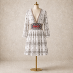 Odd Molly 390A Embroidered Cotton Mini Dress – Size 1 UK 10