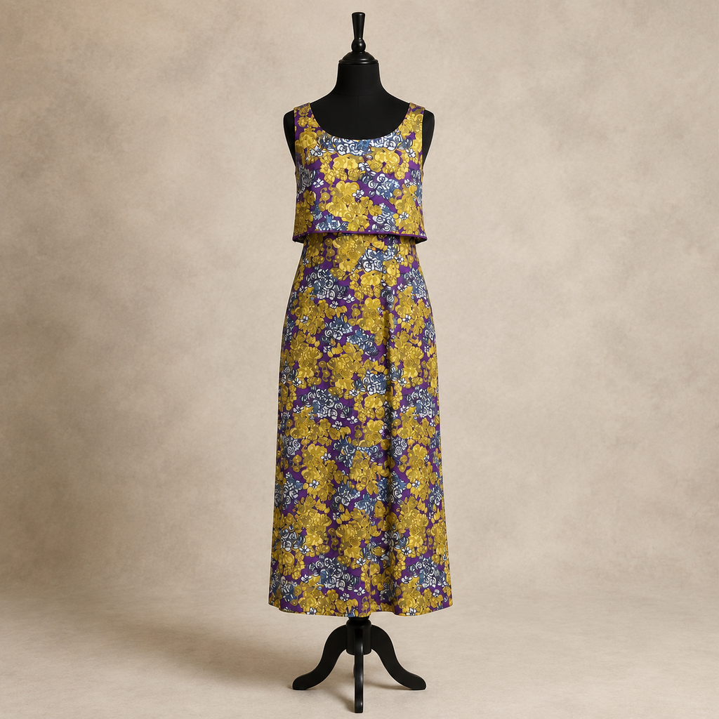 Hobbs NW3 Cotton-Silk Floral Occasion Dress – UK 14