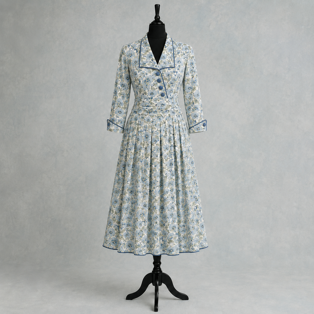 Vintage AnnaBelinda Oxford Floral Dress – UK 14/16