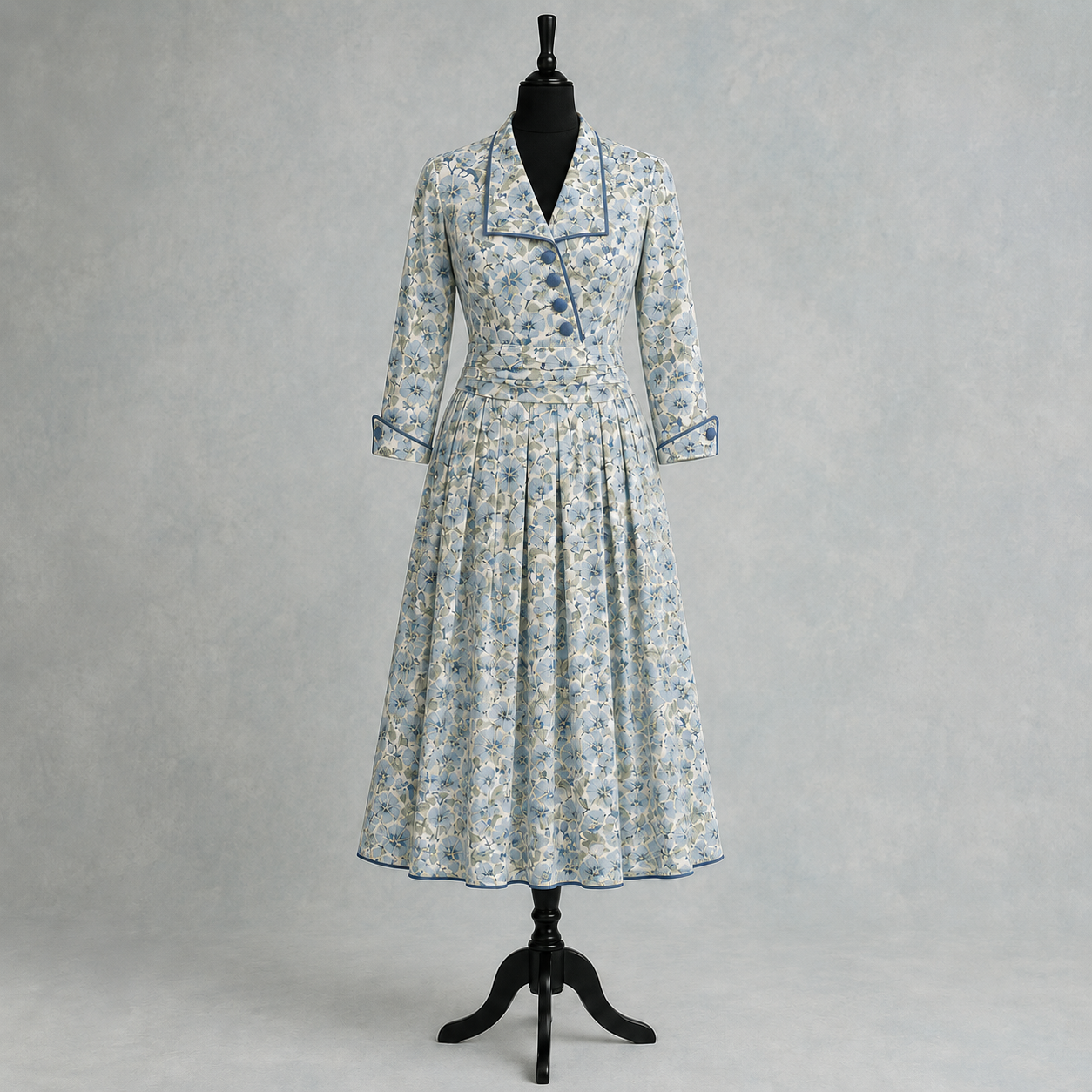 Vintage AnnaBelinda Oxford Floral Dress – UK 14/16
