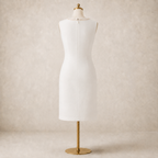 Monsoon Embellished White Cotton Shift Dress UK 8