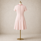 Ted Baker Pale Pink Ponte Skater Dress – Size 1 UK 8