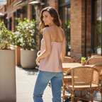 Marks & Spencer Satin Strappy Terracotta Camisole UK 6