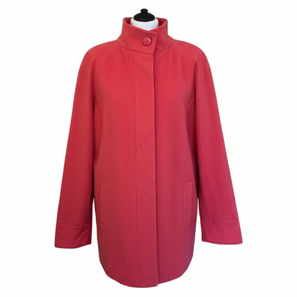 Marks & Spencer Pink Wool Long Jacket UK 18