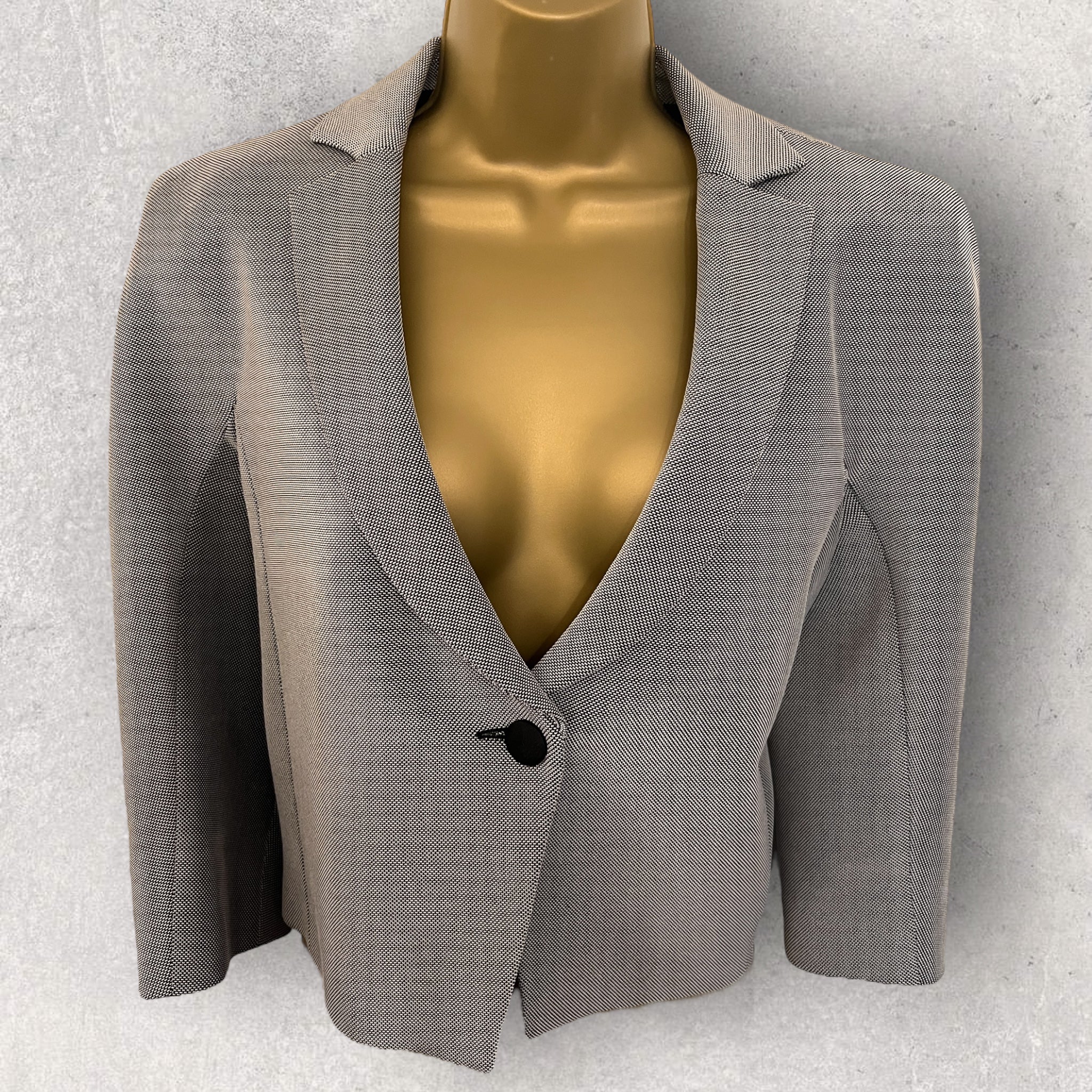 Emporio Armani Grey Box Jacket UK 12