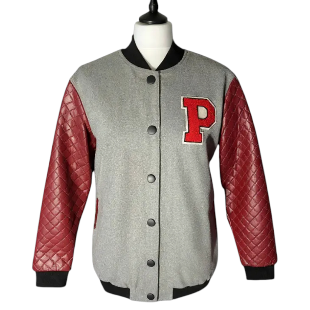 Prettylittlething Faux Leather Bomber Jacket UK 6