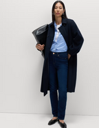 M&S Sienna Medium Blue High Rise Straight Leg Jeans UK 8 NWT