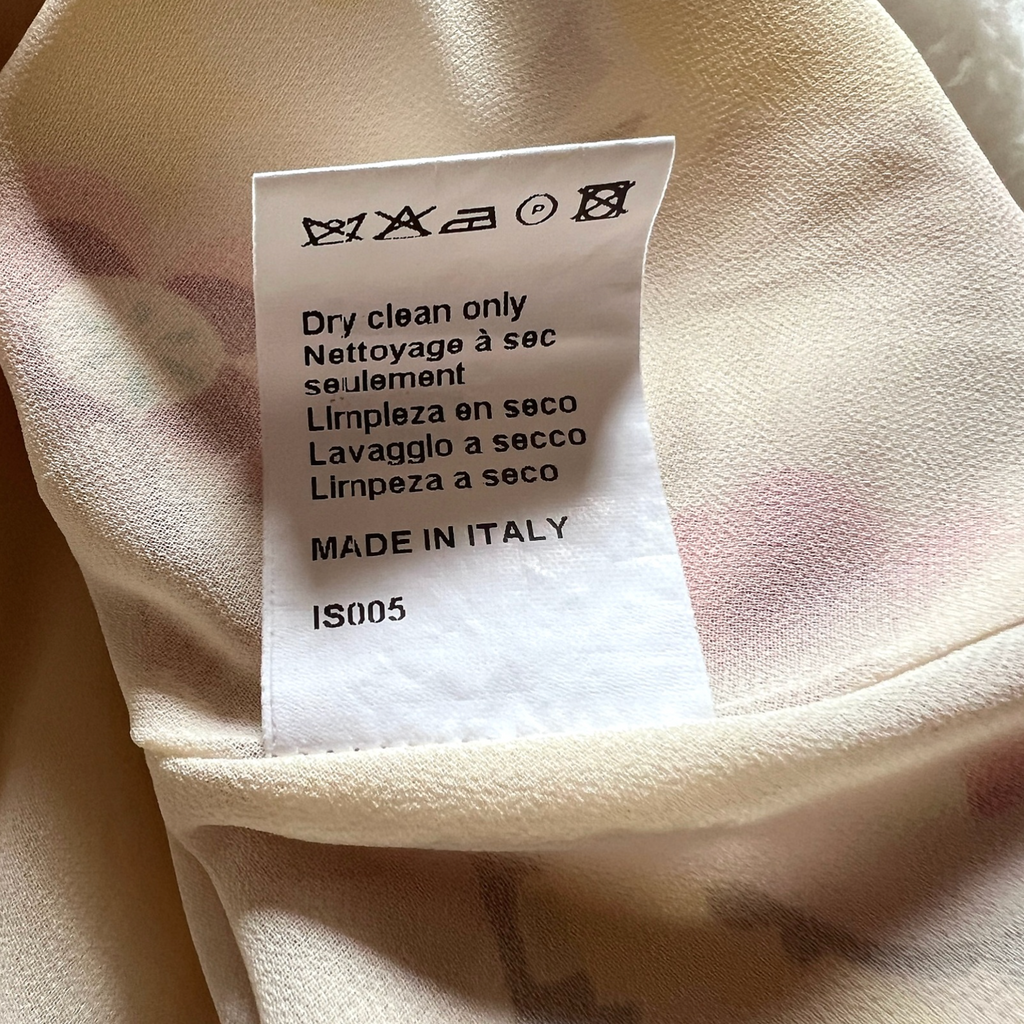 Gérard Darel Multicoloured Silk Maxi Slip Dress EU 42 UK 14
