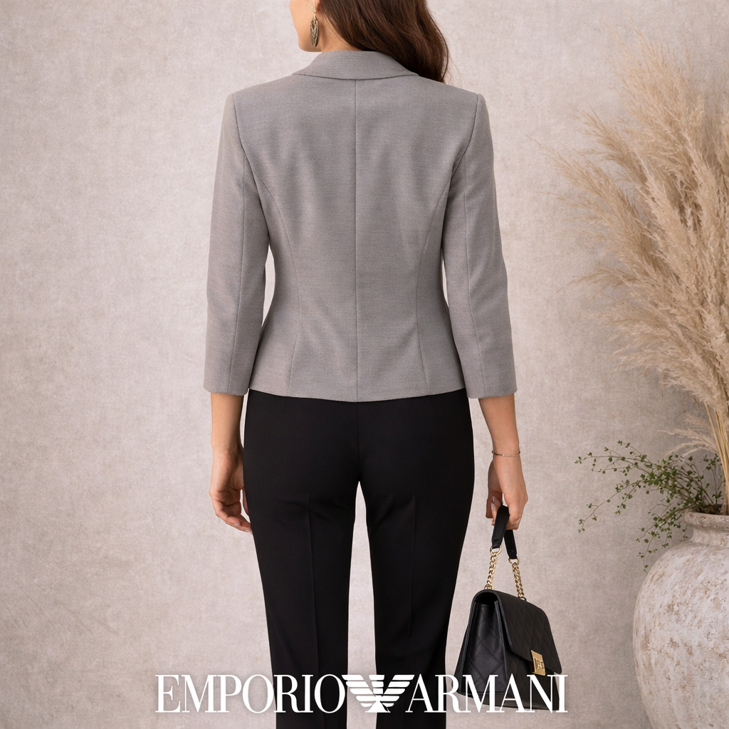 Emporio Armani Grey Box Jacket UK 12