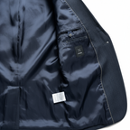 Stones Mens Navy Linen Slim Fit Jacket UK 46