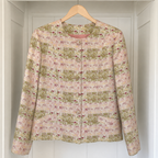 Paule Vasseur Silk Jacquard Occasion Jacket – UK 14