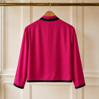 Libelula Fuchsia Pink Silk Jacket UK 10