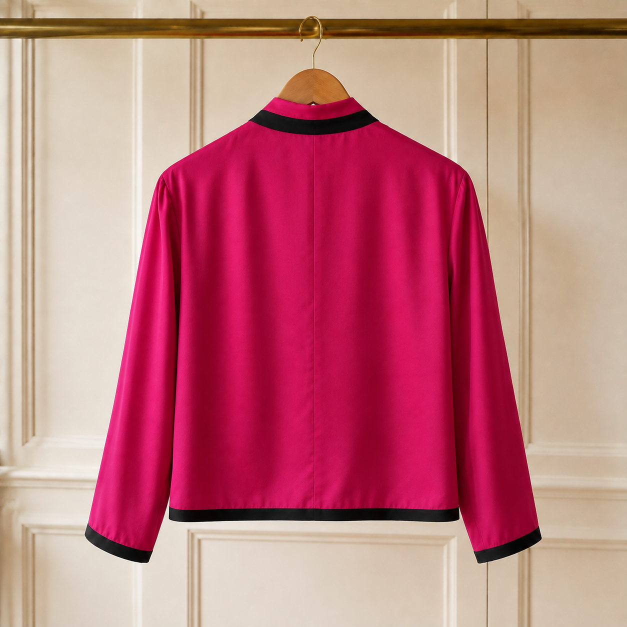 Libelula Fuchsia Pink Silk Jacket UK 10