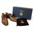 Joseph Cheaney Mens Aiden Mahogany Leather Derby Shoes UK 9.5/10F