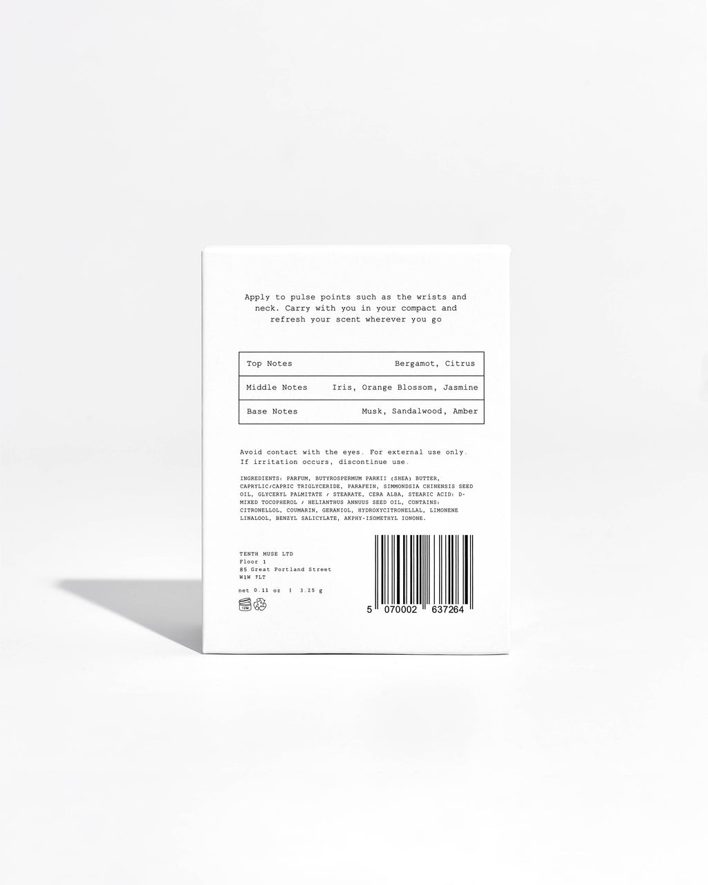 TENTH MUSE WILDFLOWER HAZE SOLID PERFUME BALM