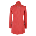 Desigual RARE Y2K Red Heart Embroidered Coat UK 18