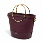 Dune Accessories Dircleo - Burgundy Circle Handle Tote NEW