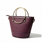 Dune Accessories Dircleo - Burgundy Circle Handle Tote NEW