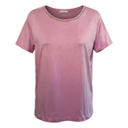 Massimo Dutti Pink Embellished T Shirt UK 12