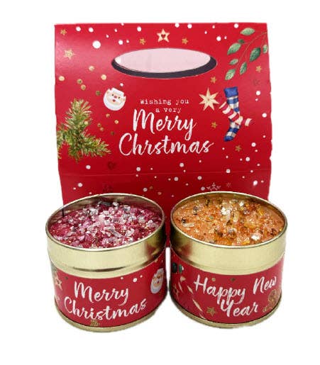 The Red One - Duo - Merry Christmas / Happy New Year Candles