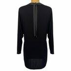 East Black Beaded Neckline Top UK 10