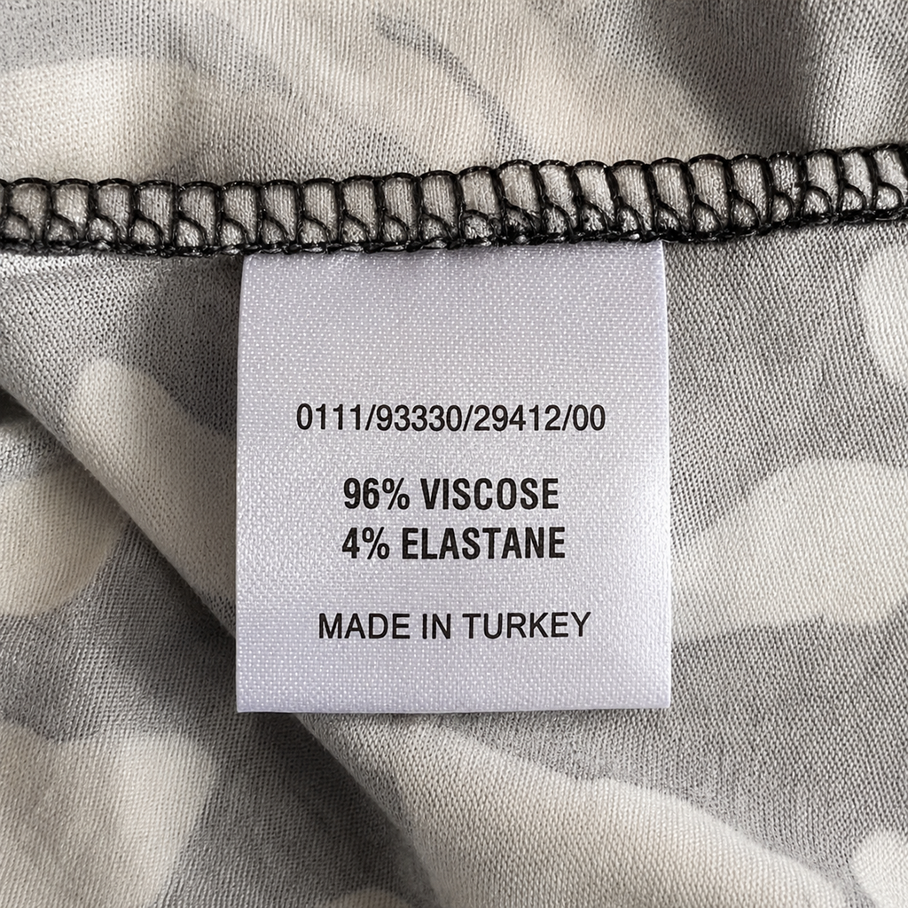Hobbs Black & Cream Jersey Maxi Dress UK 8