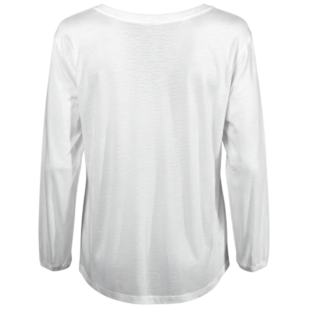 Farhi by Nicole Farhi White Cotton Jersey Top UK 6