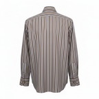Etro Multicoloured Striped Cotton Shirt Size 43